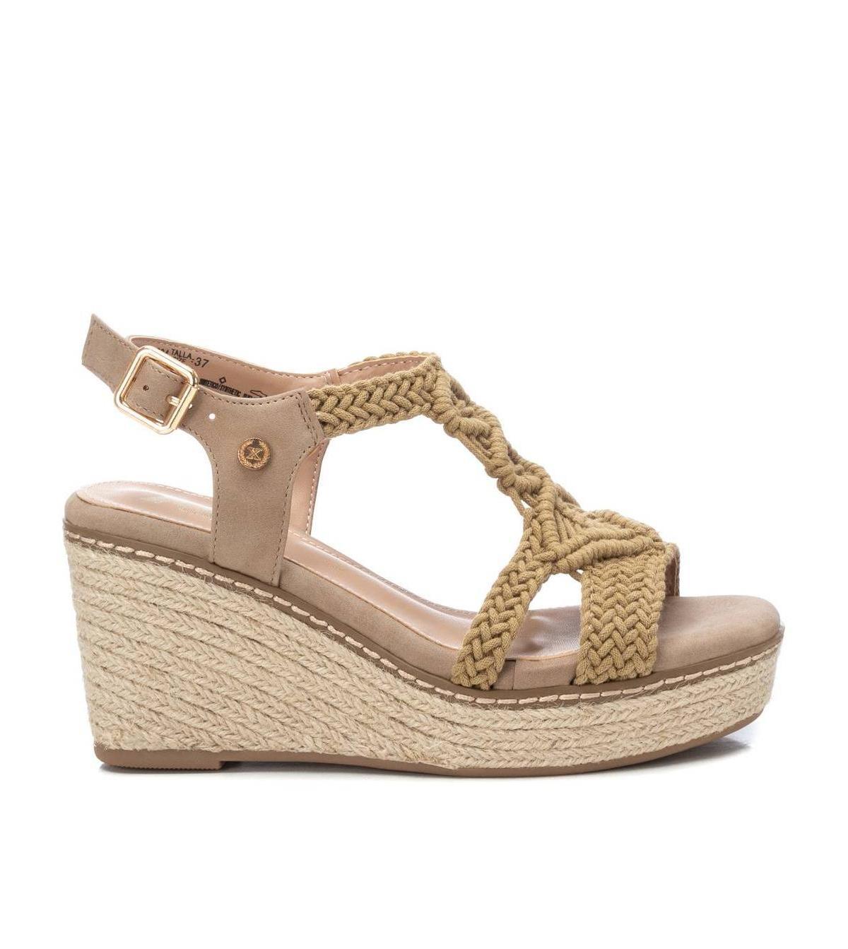 Xti Womens Jute Wedge Sandals By Product Image