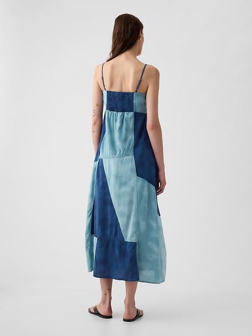 Indigo Patchwork Maxi Dress Product Image