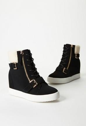 Selma High Top Wedge Sneaker Product Image