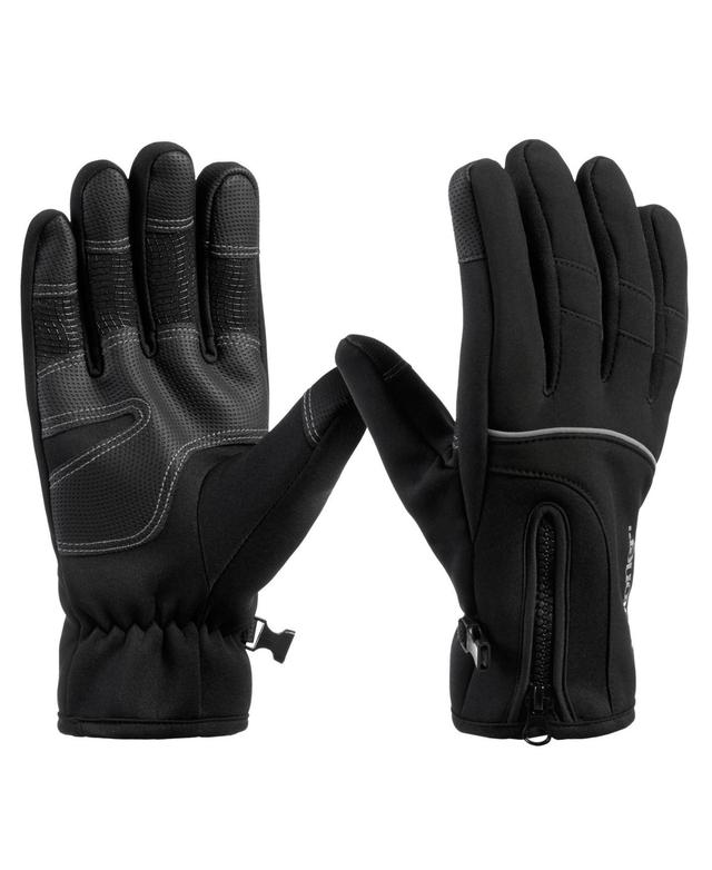 Isotoner Signature Mens Water Repellent Neoprene Sport Gloves with Zipper Product Image