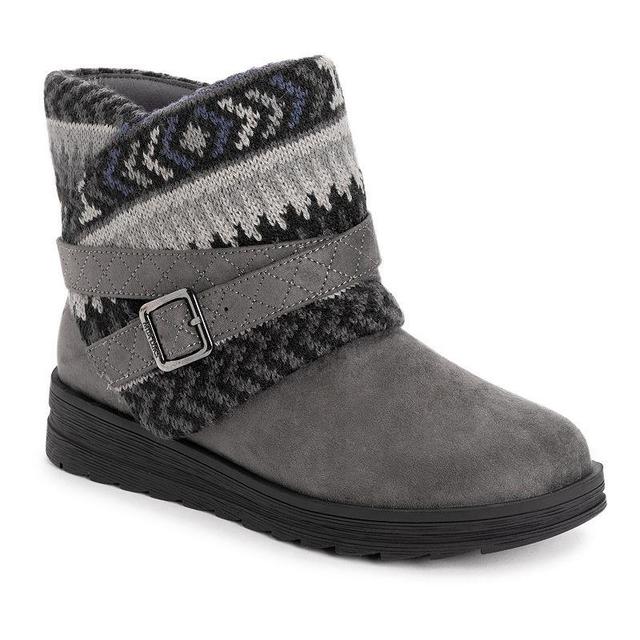 MUK LUKS Naomi Womens Ankle Boot Slippers Product Image