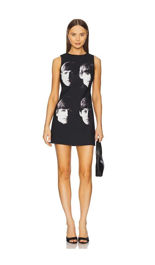 Clyde Fitted Shift Dress Alice + Olivia Product Image