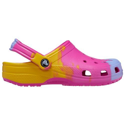 Crocs Womens Crocs Classic Marbled Clogs - Womens Shoes Juice/Multi Product Image