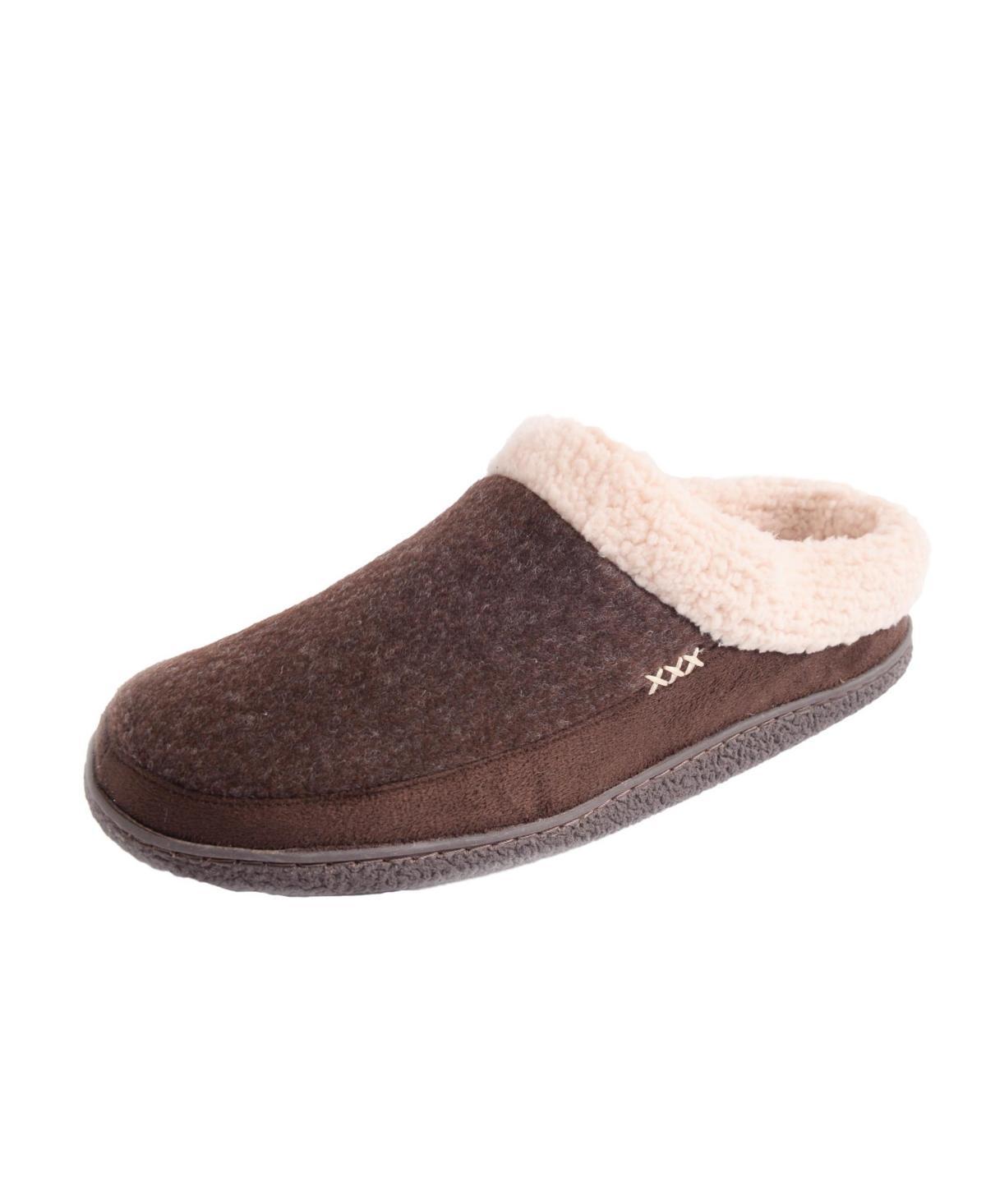 Alpine Swiss Mens Memory Foam Clog Slippers Fleece Fuzzy Slip On House Shoes Product Image