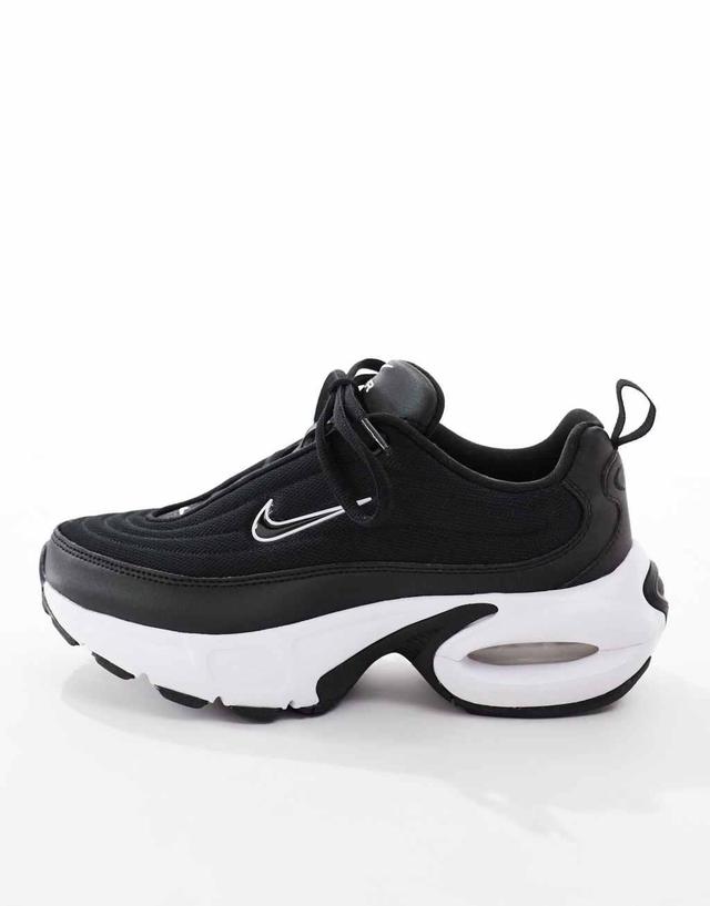 Nike Air Max Portal sneakers in black and white Product Image