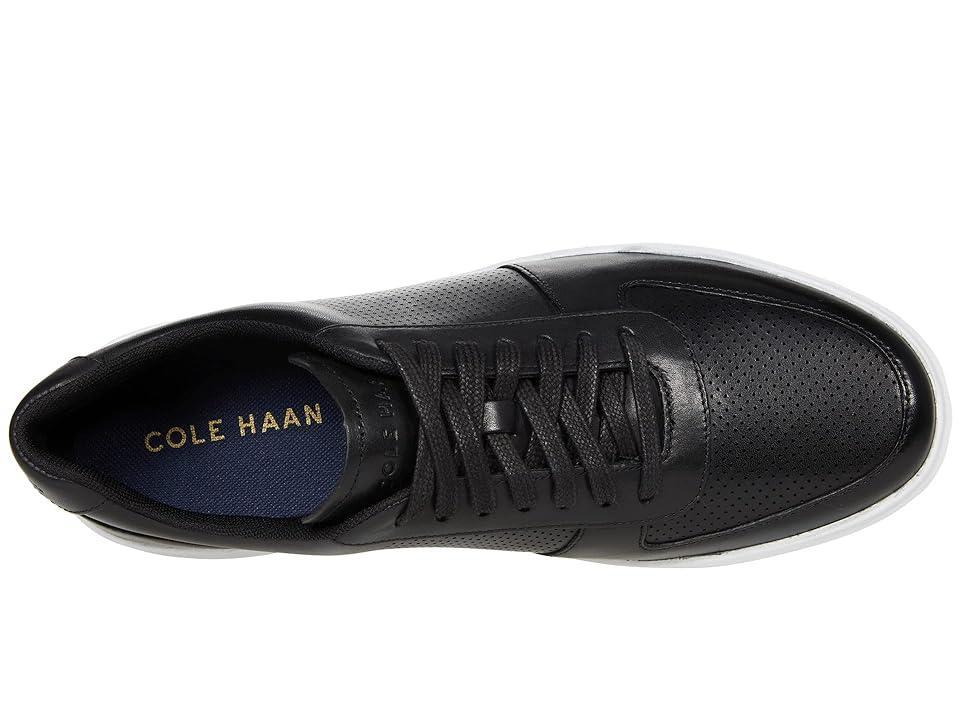 Cole Haan Mens Perforated Leather Sneakers - Peacoat Product Image