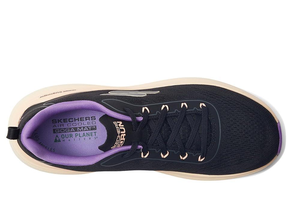 SKECHERS Max Cushioning Suspension High Road (Black/Purple) Women's Shoes Product Image