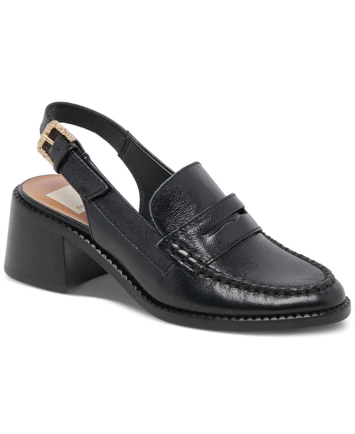 Dolce Vita Hardi High (Midnight Crinkle Patent) Women's Flat Shoes Product Image