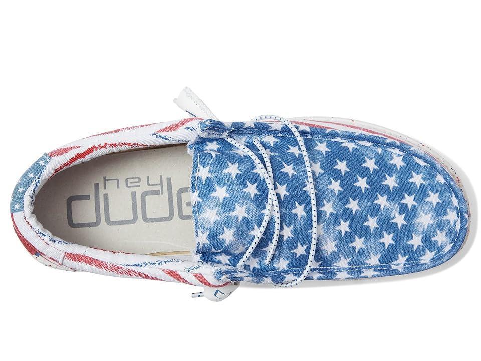 Hey Dude Wally Stars N Stripes (Stars N Stripes) Men's Shoes Product Image