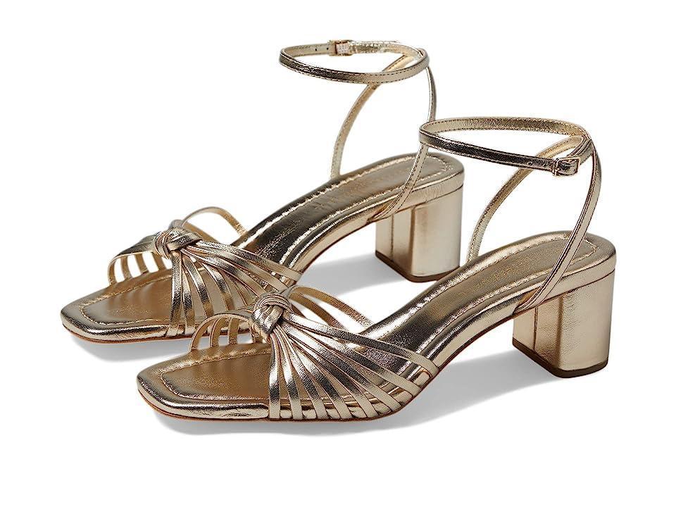 Womens Olivia 55MM Leather Knot Sandals - Champagne - Size 5 - Champagne - Size 5 Product Image