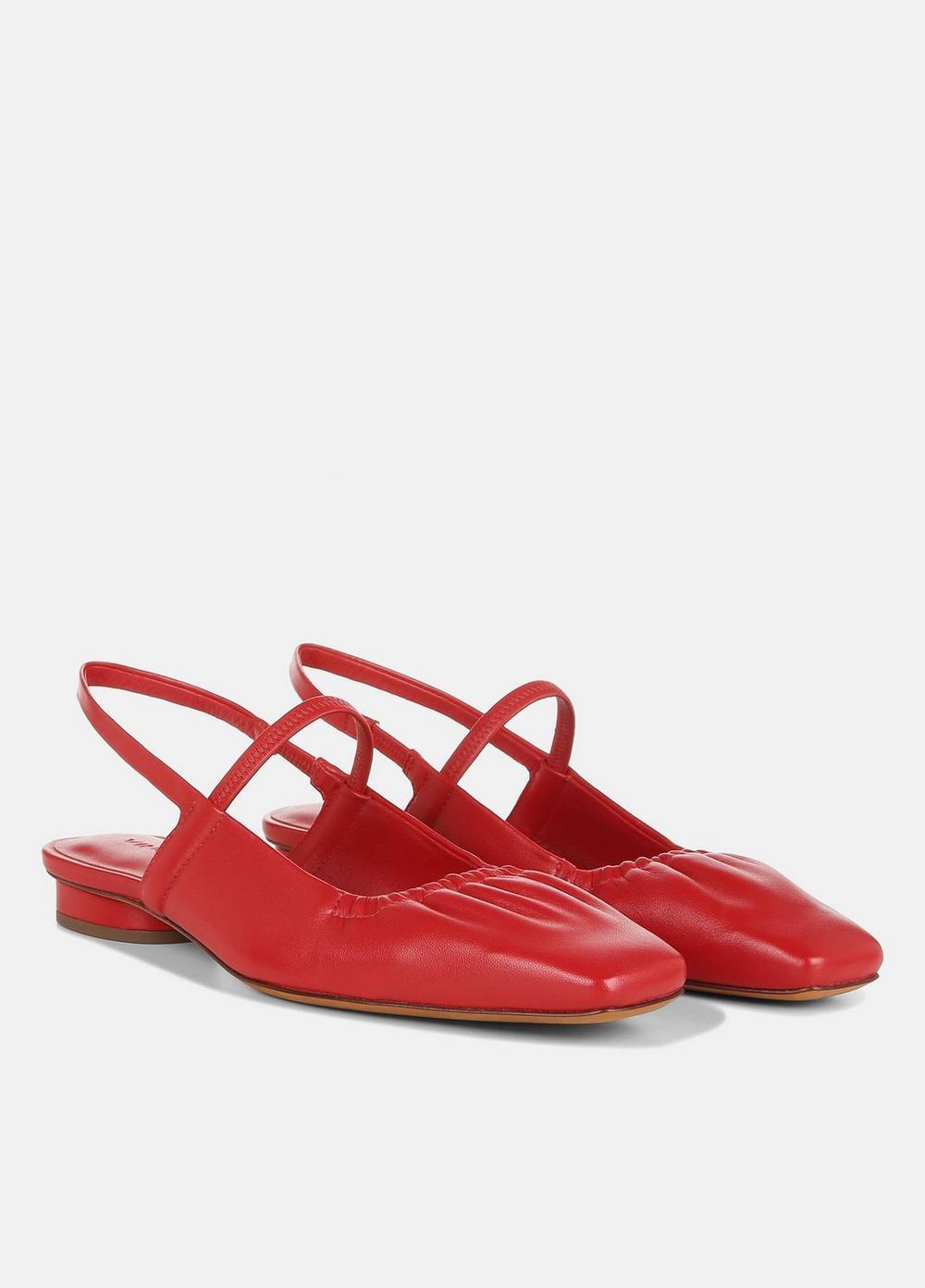 Venice Leather Slingback Flat Product Image