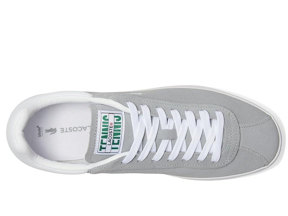 Lacoste Baseshot 124 2 SMA (Grey/White) Men's Shoes Product Image