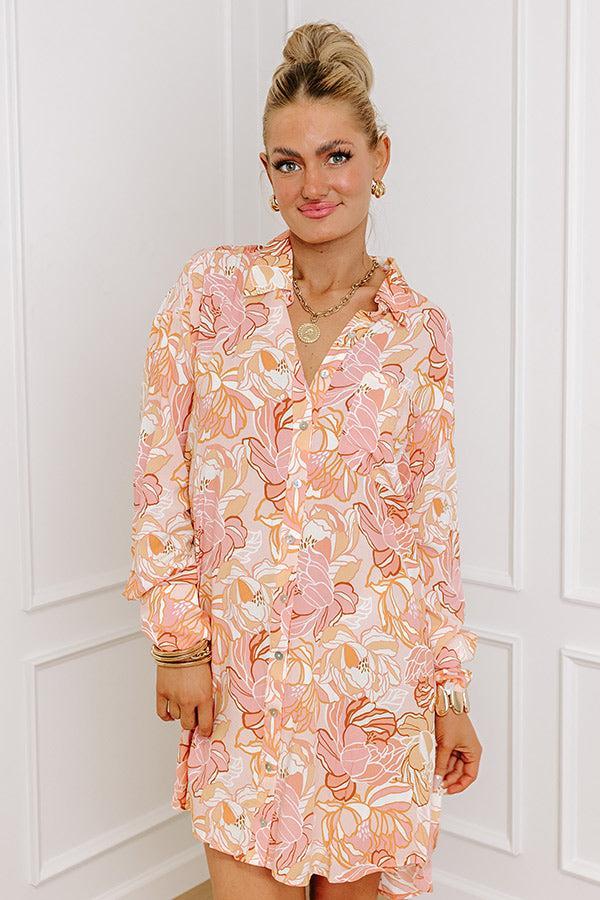 Calling Card Floral Shift Dress Product Image