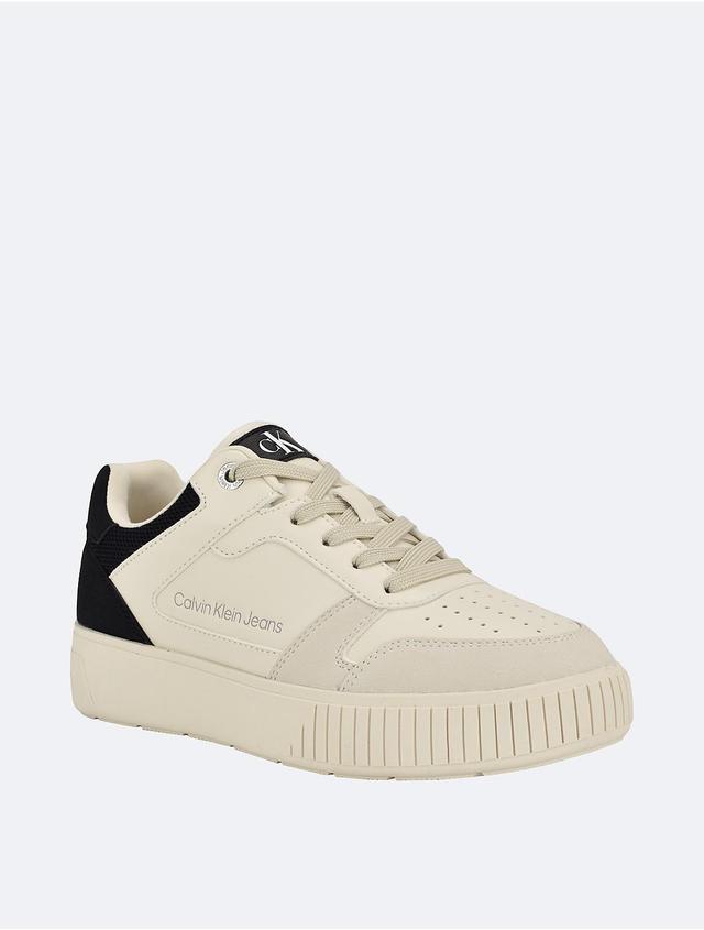 Calvin Klein Womens Womens Ahliah Sneaker - Neutral - 6.5 Product Image