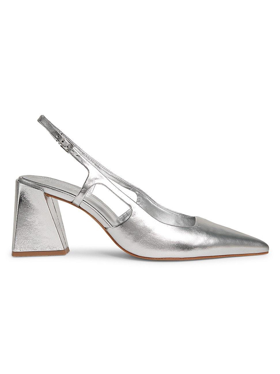 Schutz Blanche Mid (Prata) High Heels Product Image