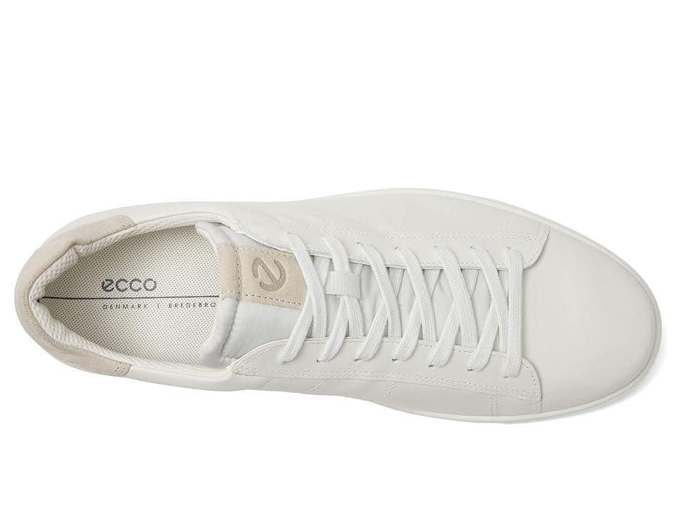 Ecco Mens Street Lite Retro Sneaker - White Product Image