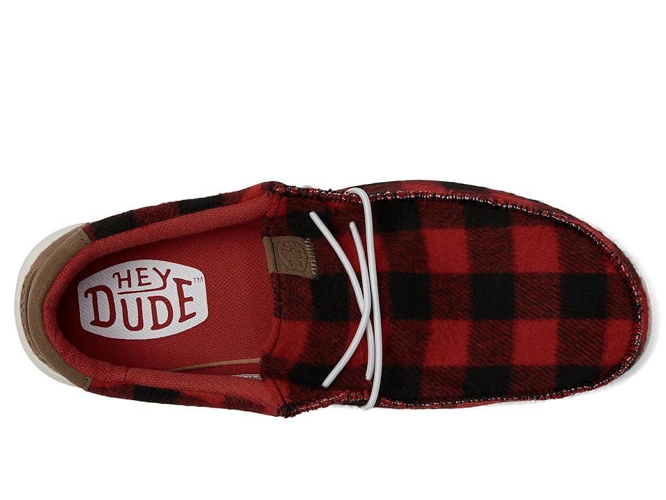 Hey Dude Wally Buffalo Plaid Men's Shoes Product Image