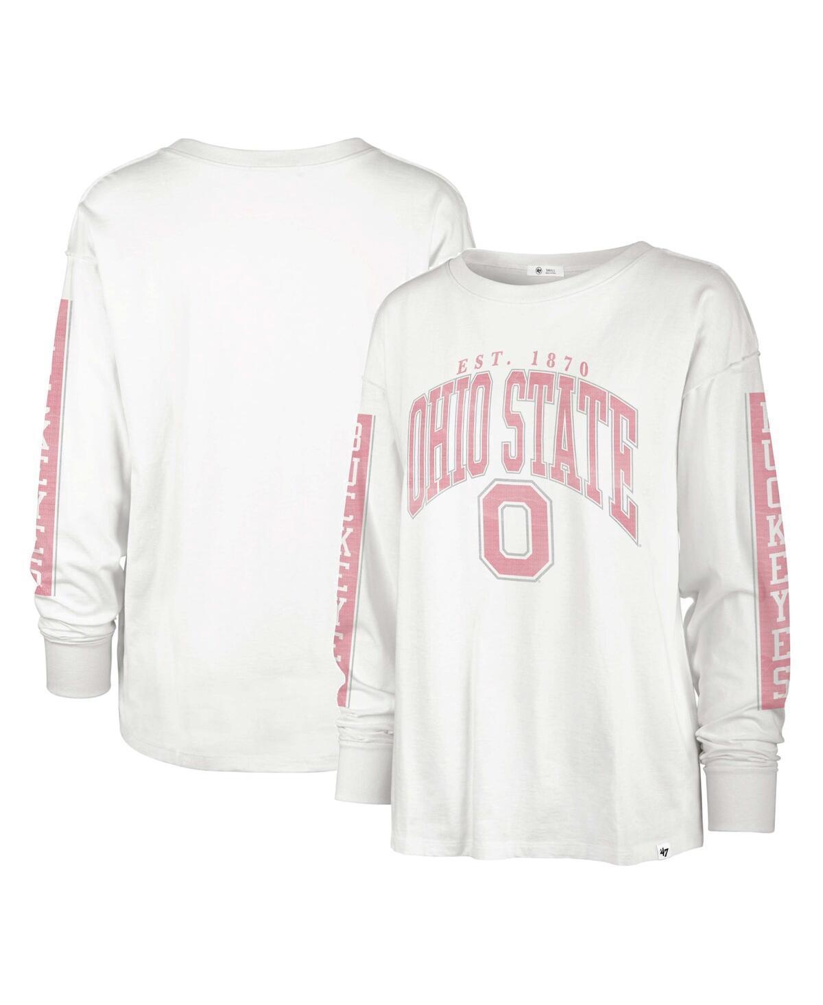 Womens 47 Ohio State Buckeyes Statement SOA 3-Hit Long Sleeve T-Shirt Product Image