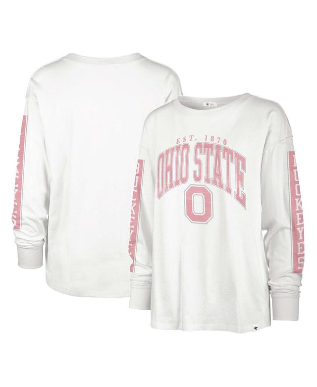 Womens 47 Ohio State Buckeyes Statement SOA 3-Hit Long Sleeve T-Shirt Product Image