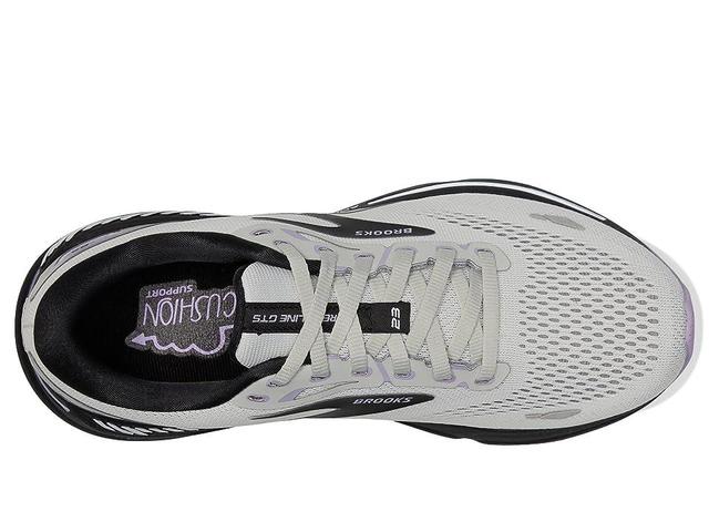 Brooks Women's Adrenaline GTS 23 Shoe White / Grey / Black Product Image