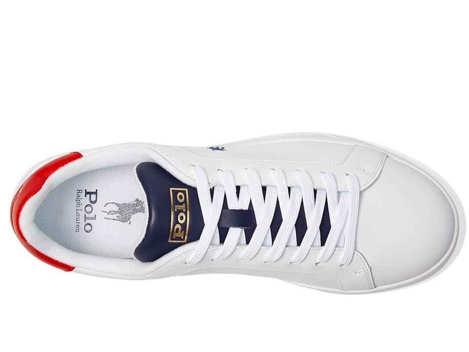 Polo Ralph Lauren HRT CT II (White/Red/Blue) Men's Shoes Product Image