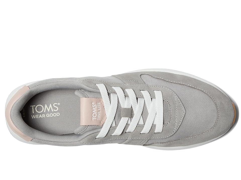 TOMS TRVL LITE Retro (Drizzle Grey Suede) Women's Shoes Product Image