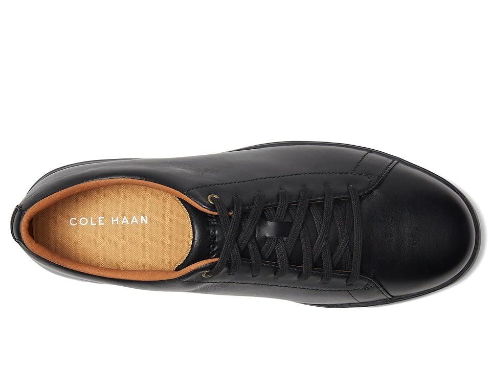 Cole Haan Mens Grand Crosscour Leather Sneakers - Black Product Image