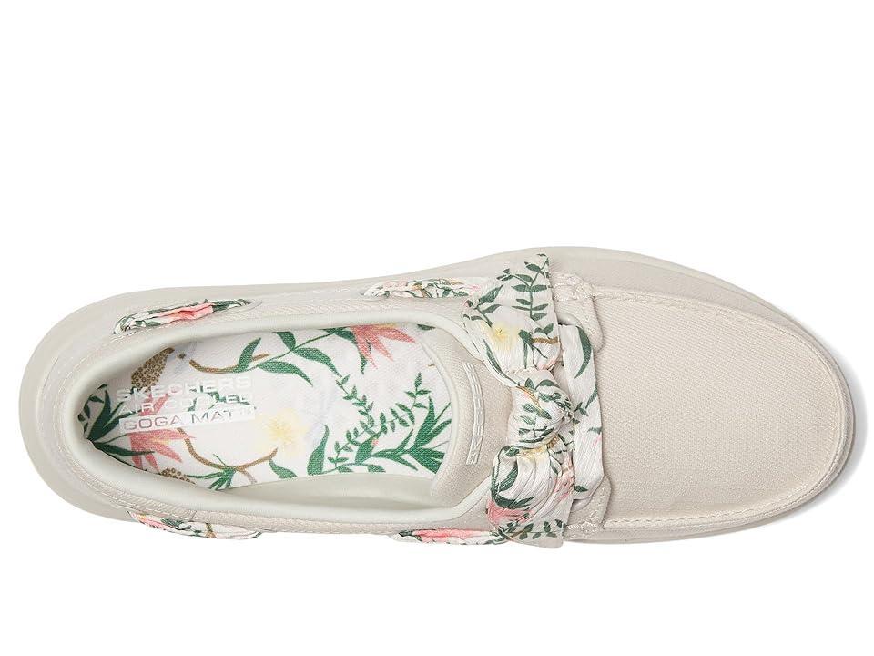 SKECHERS Performance On-The-Go Flex-Seaside Daisy (Natural) Women's Flat Shoes Product Image