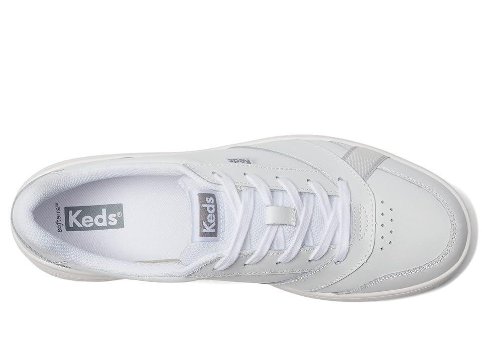 Keds The Court Lace Up White) Women's Shoes Product Image