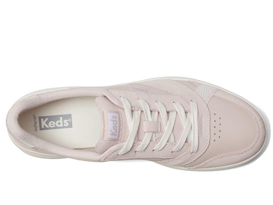 Keds The Court Leather/Suede (Light /White) Women's Shoes Product Image