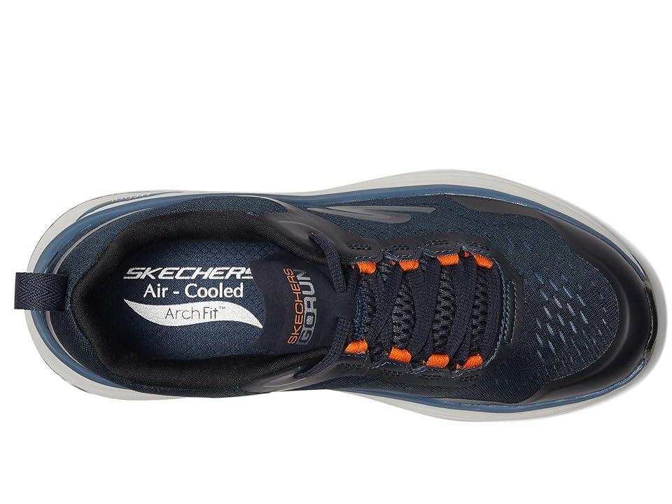 SKECHERS Max Cushioning Arch Fit - 220196 (Navy/Orange) Men's Shoes Product Image