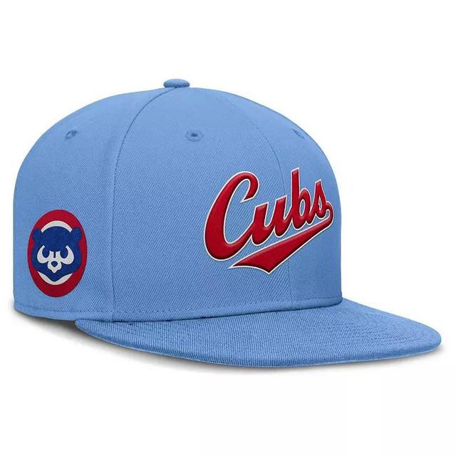 Mens Nike Blue Chicago Cubs Cooperstown True Performance Fitted Hat Product Image