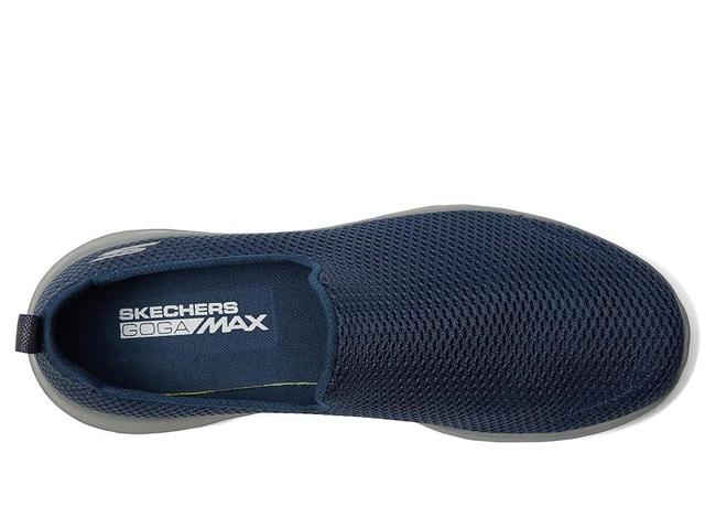 SKECHERS Performance Go Walk Max (Navy/Gray) Men's Slip on Shoes Product Image