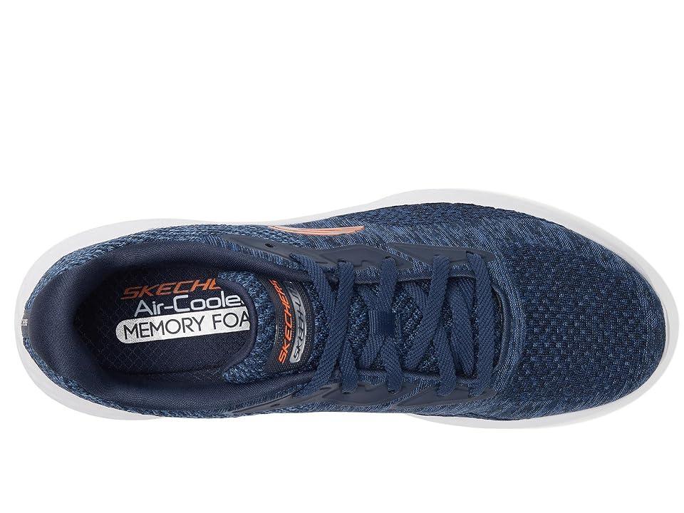 SKECHERS Skech Lite Pro Faregrove (Navy/Orange) Men's Shoes Product Image