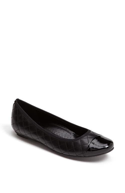 Vaneli Serene Nappa/Black Patent) Women's Flat Shoes Product Image