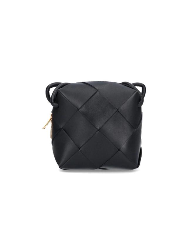 BOTTEGA VENETA Cassette Bag In Woven Nappa In Black Product Image