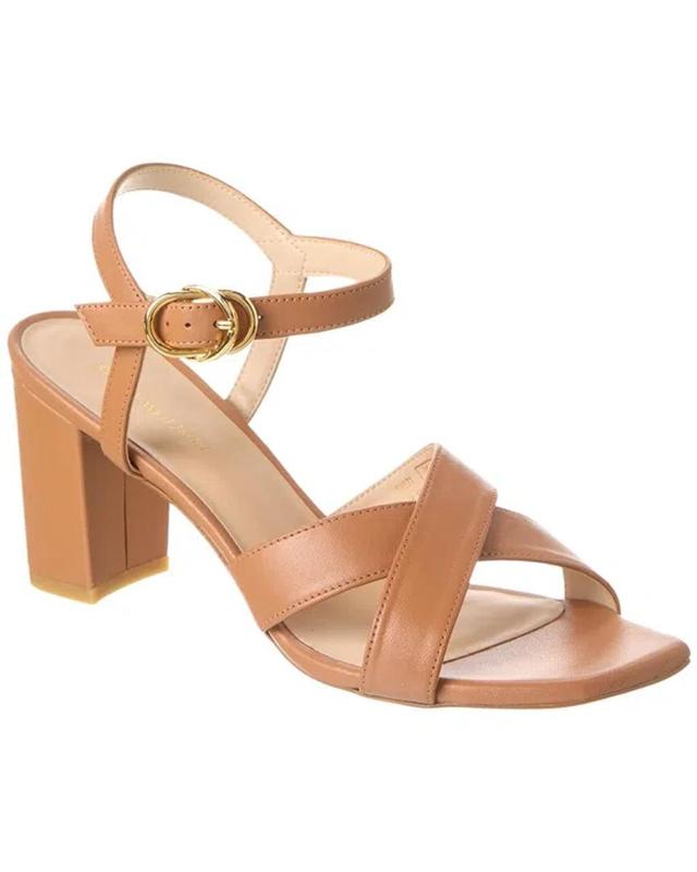 Analeigh 75 Block Heel Sandal In Brown Product Image