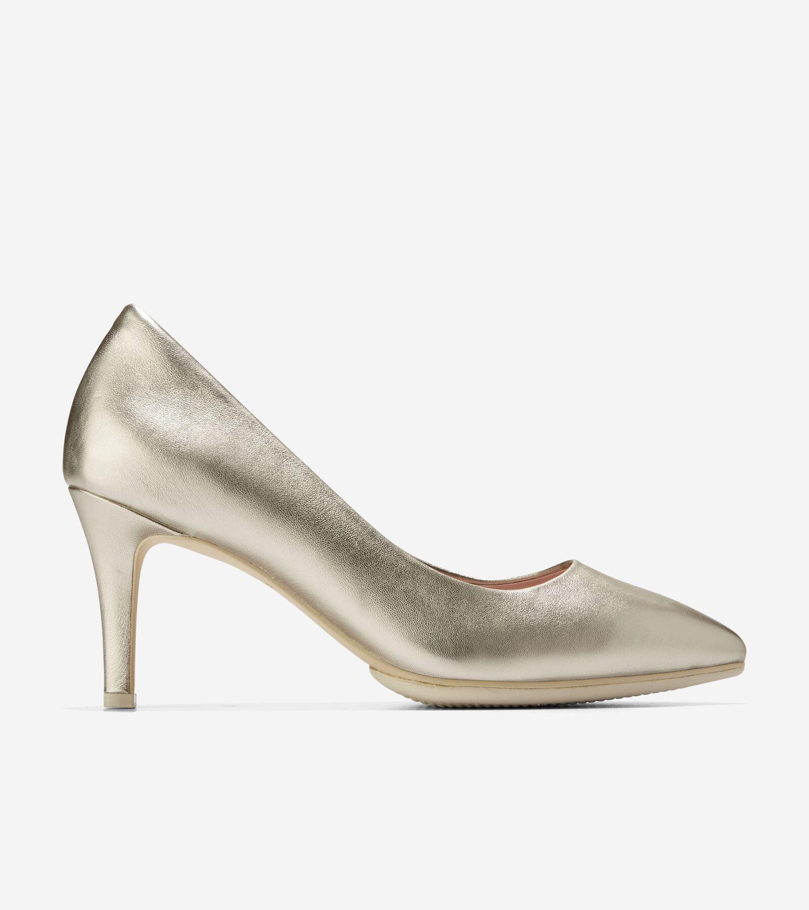 Cole Haan Womens Grand Ambition Pump 75Mm - Gold Size 9.5 Product Image