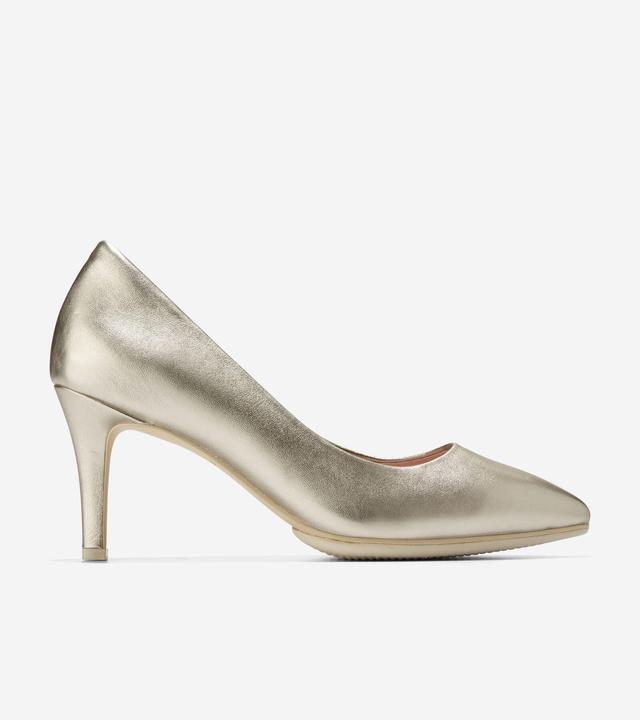 Cole Haan Womens Grand Ambition Pump 75Mm - Gold Size 9.5 Product Image