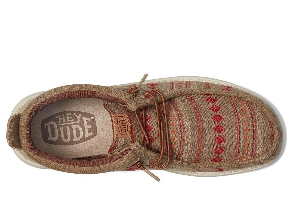 Hey Dude Wally Mid Vintage Blanket (Tan Men's Shoes Product Image