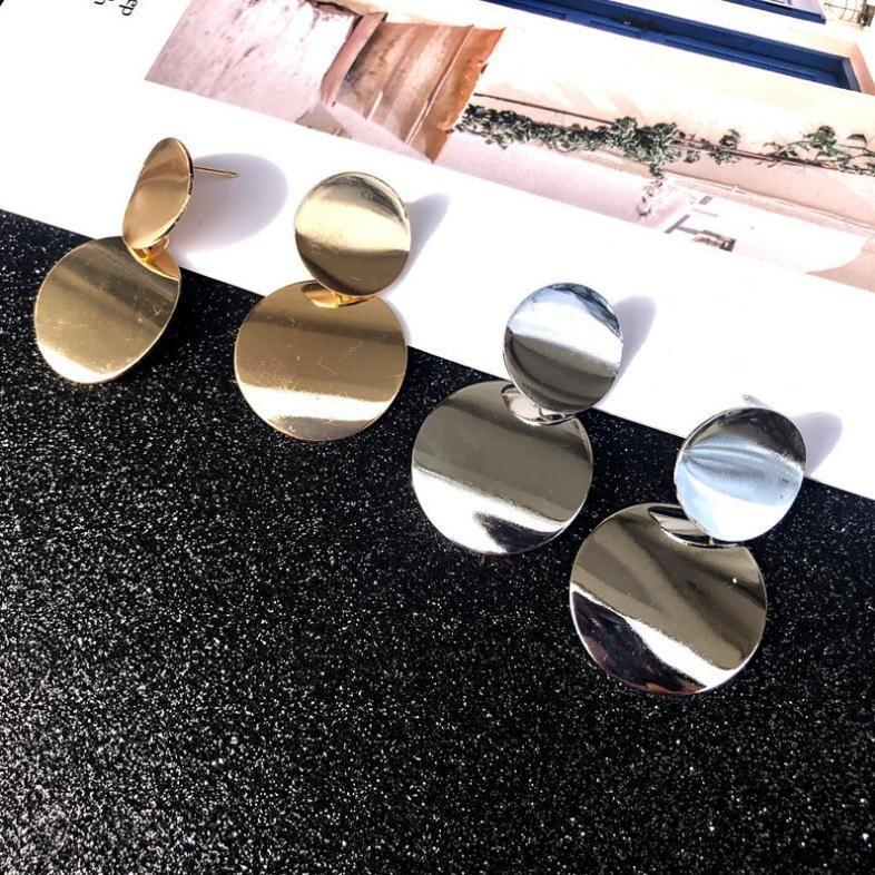 Polished Disc Drop Earring Product Image