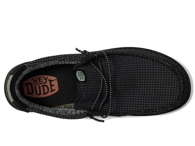 Hey Dude Wally Sport Mesh (Little Kid/Big Kid) (Black) Men's Shoes Product Image