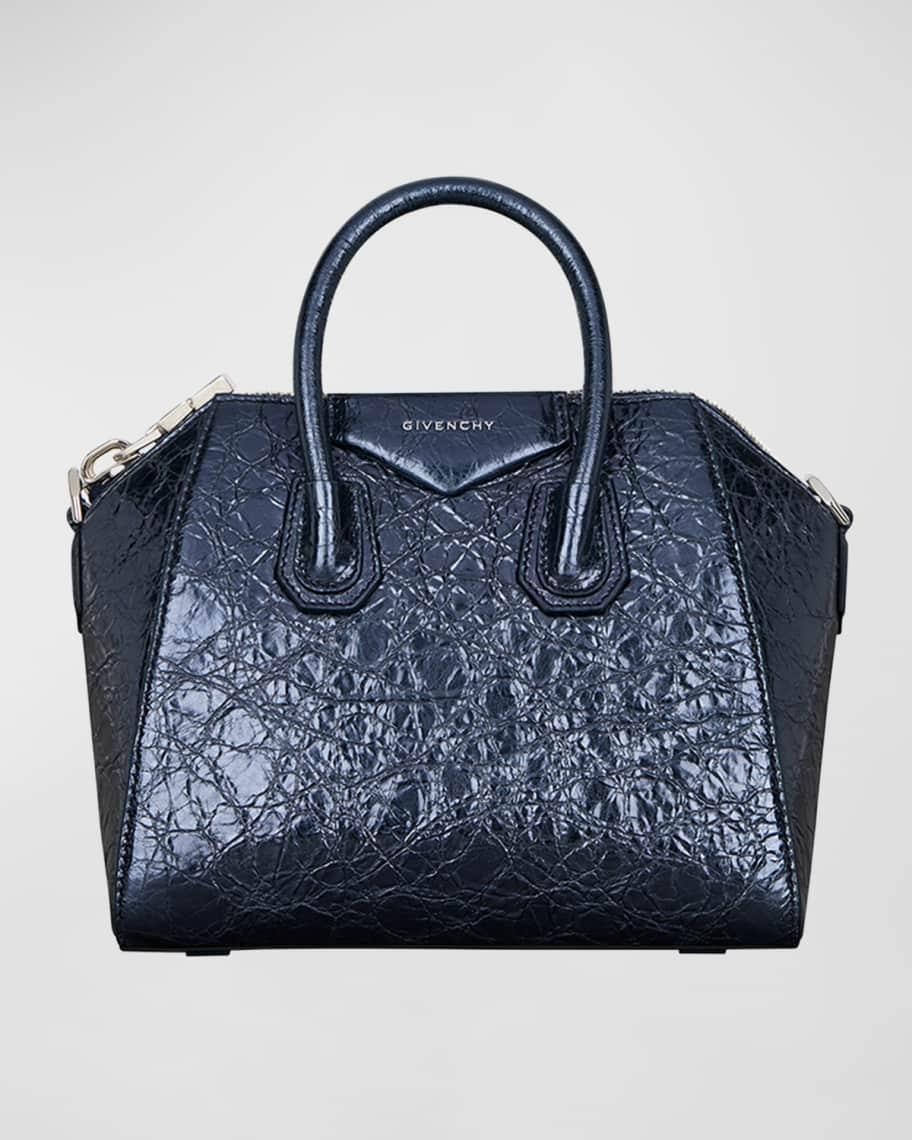 Antigona Mini Top-Handle Bag in Crinkled Metallic Leather  Product Image