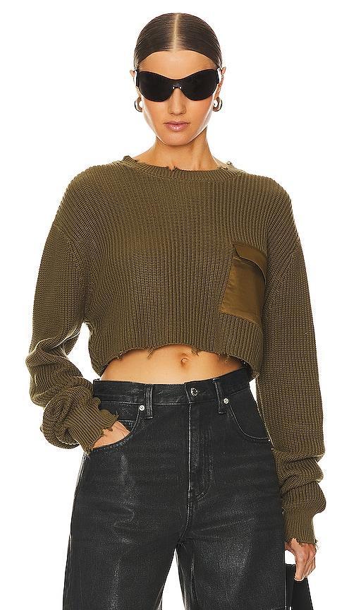 Womens Mid Cropped Devin Sweater Product Image