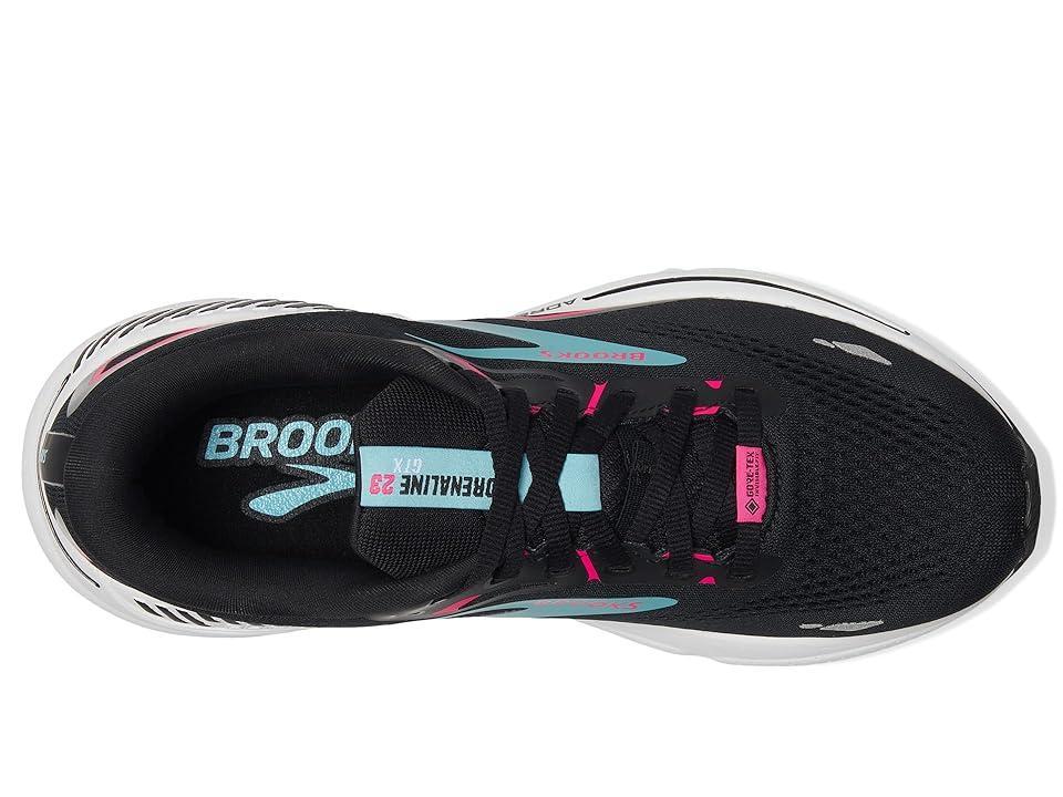 Brooks Adrenaline GTS 23 GTX Knockout Pink/Aqua) Women's Running Shoes Product Image