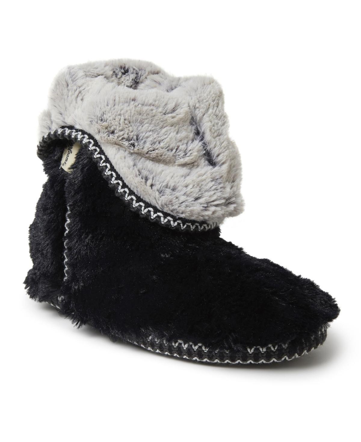 Dearfoams Faux Fur Fold-Down Womens Slippers Product Image