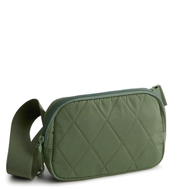 Vera Bradley Woodward Small Belt Bag Women in Green Product Image