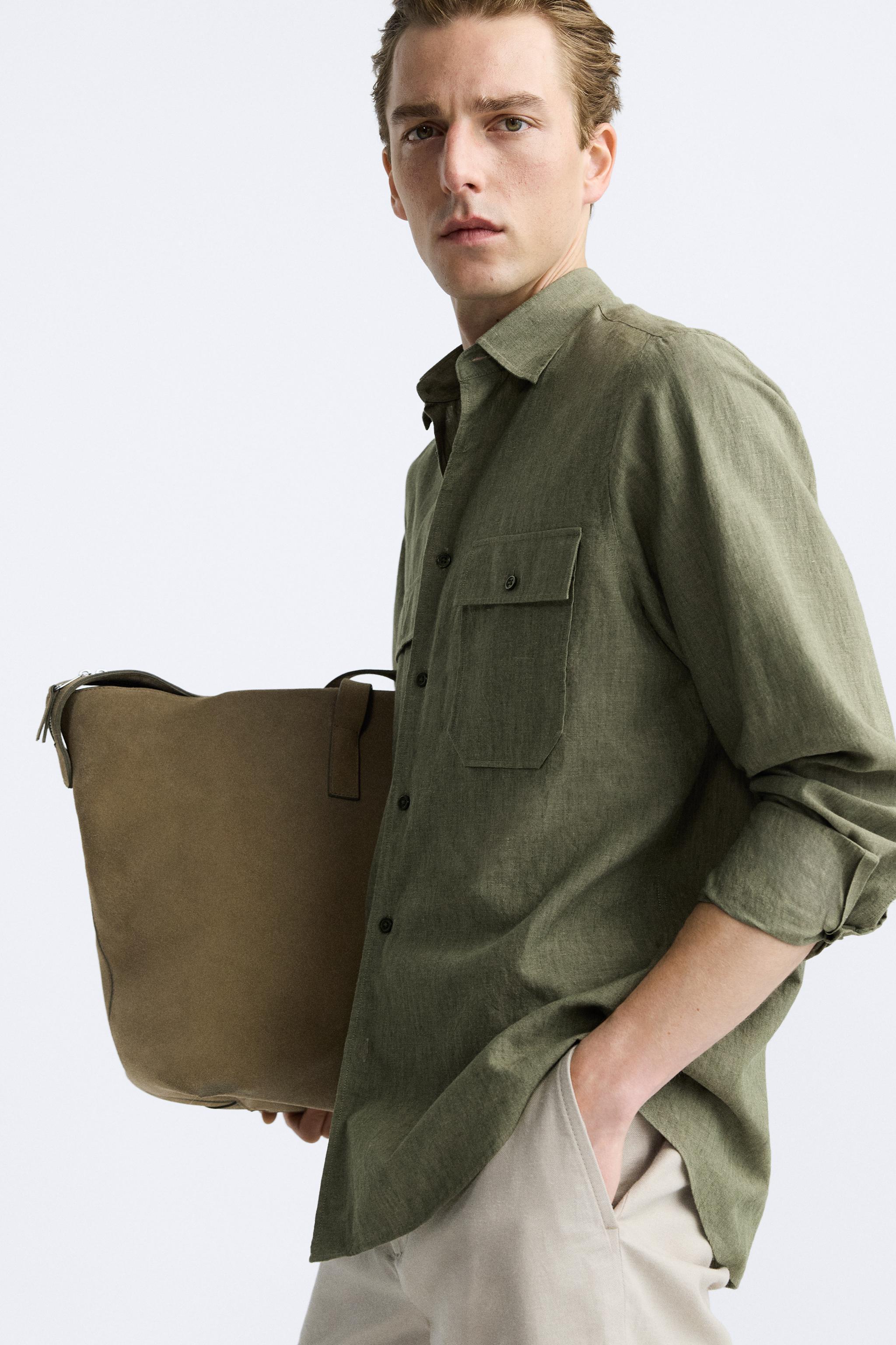 COTTON - LINEN BLEND SHIRT Product Image