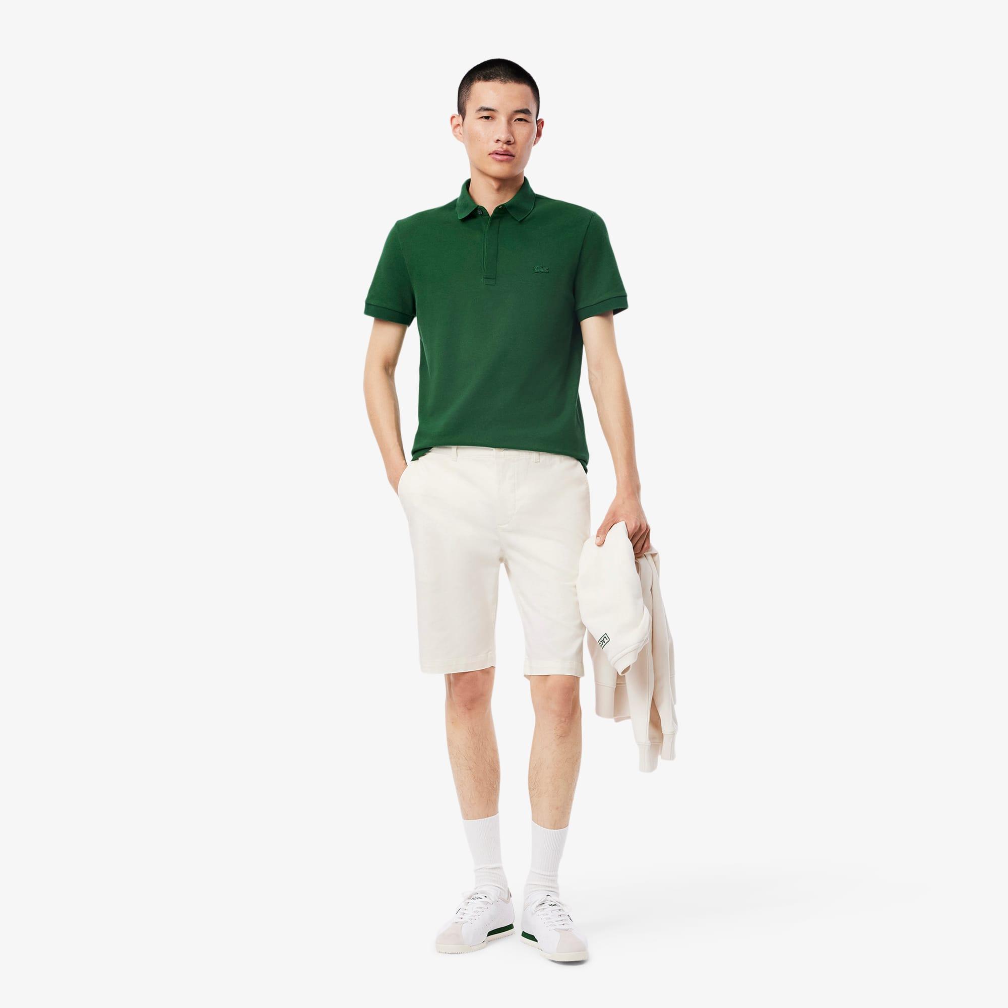 Slim Fit Stretch Cotton Chino Shorts Product Image