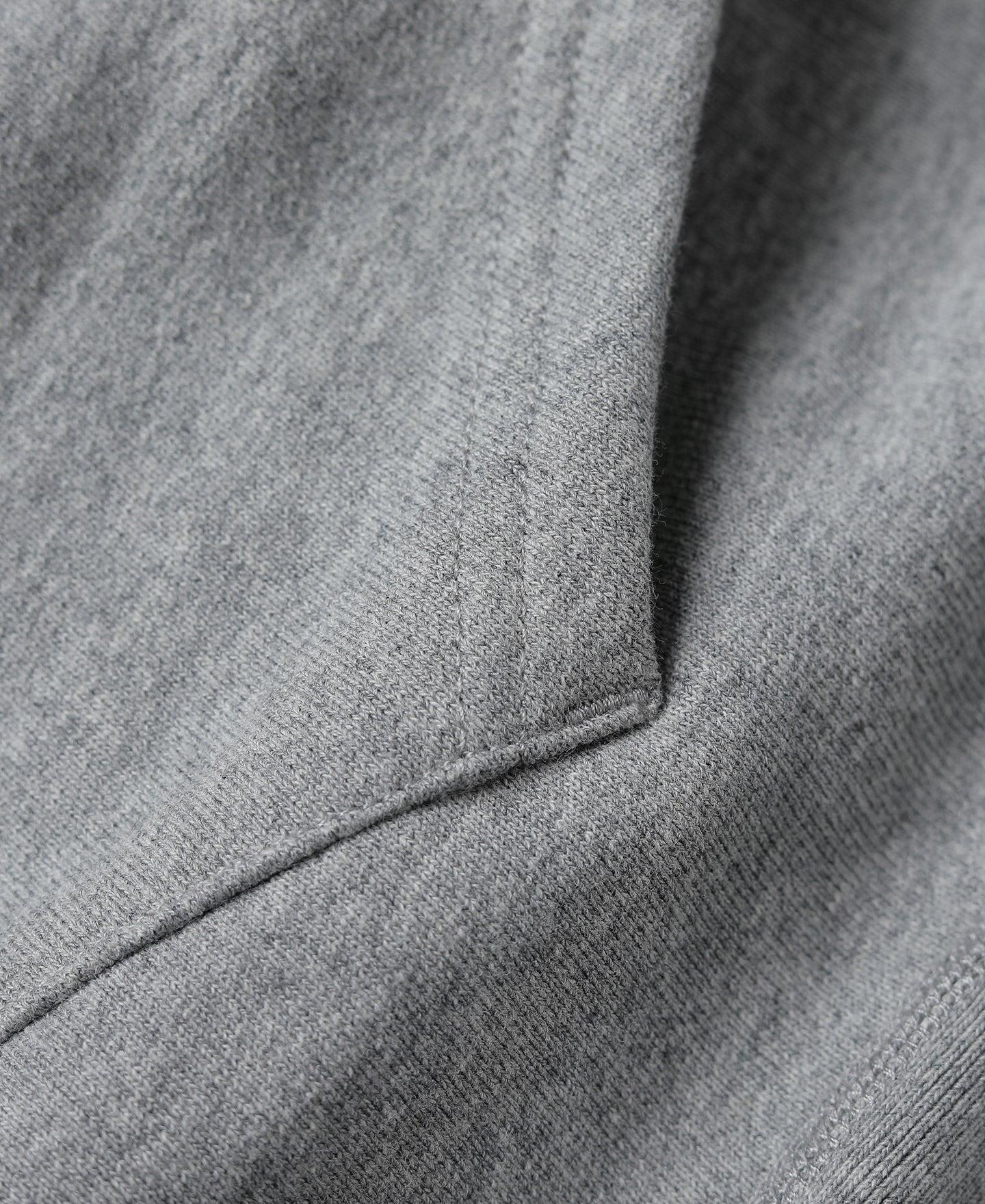 1970s USAFA 18 oz Reverse Weave Hoodie - Gray Product Image